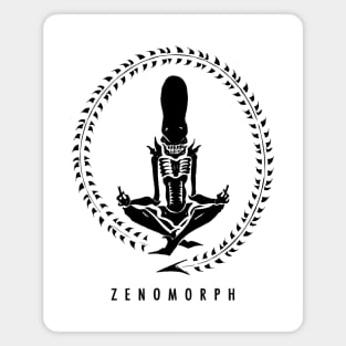 Zenomorph (light) Zen Yoga Aliens Magnet